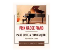 VENTE PIANO DROIT OU PIANO A QUEUE