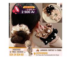 CHOUCHOU ET PINCES A CHEVEUX