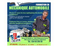 FORMATION EN MECANIQUE AUTOMOBILE